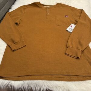 Wrangler Workwear Men’s Long Sleeve Henley Shirt XL